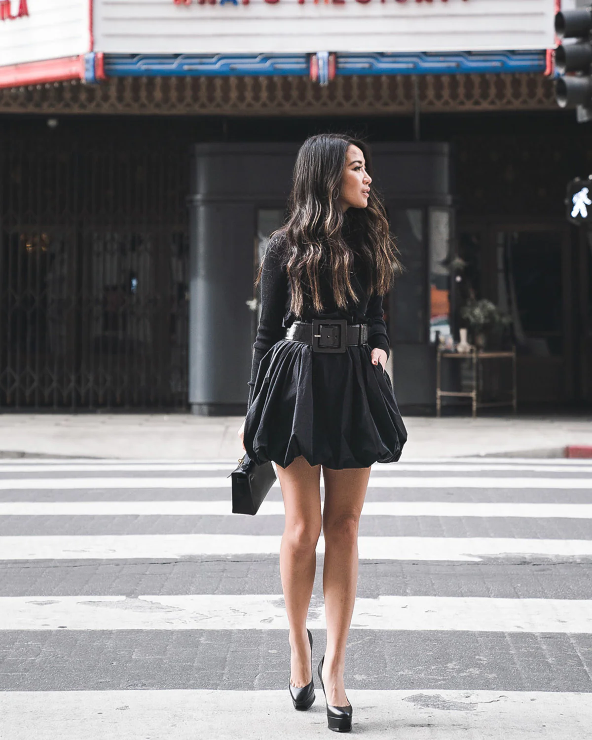Black Balloon Skirt - Image 3