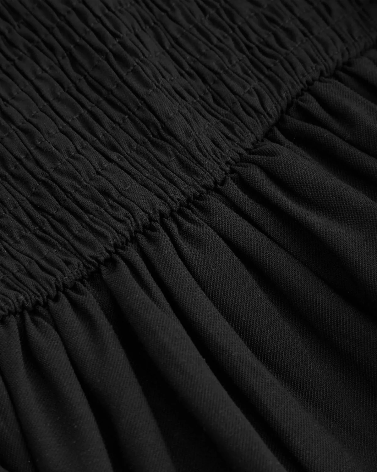 Box Pleats Black Fit And Flare Top - Image 7