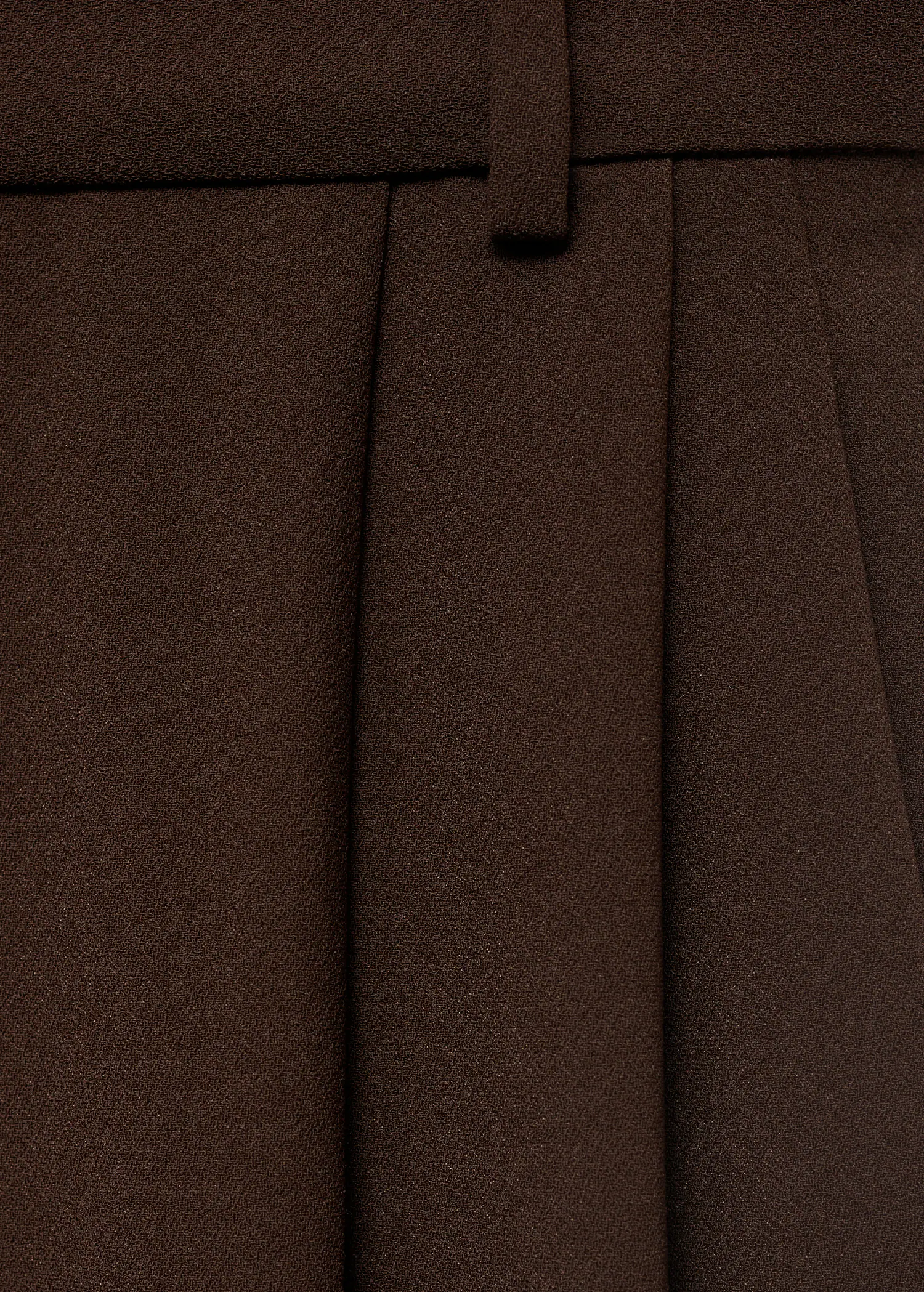 Brown Pleated Trouser - Image 7