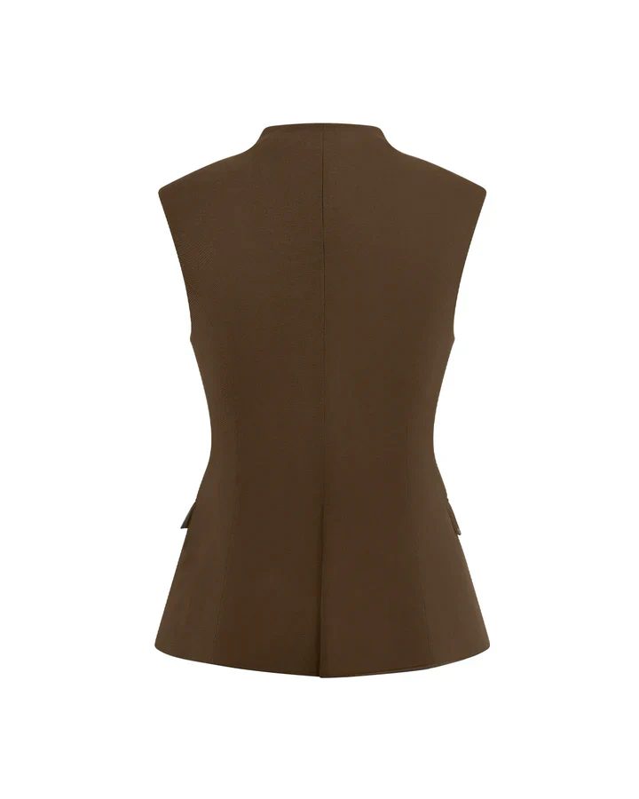 Brown Waist Coat Suit Set - Image 8