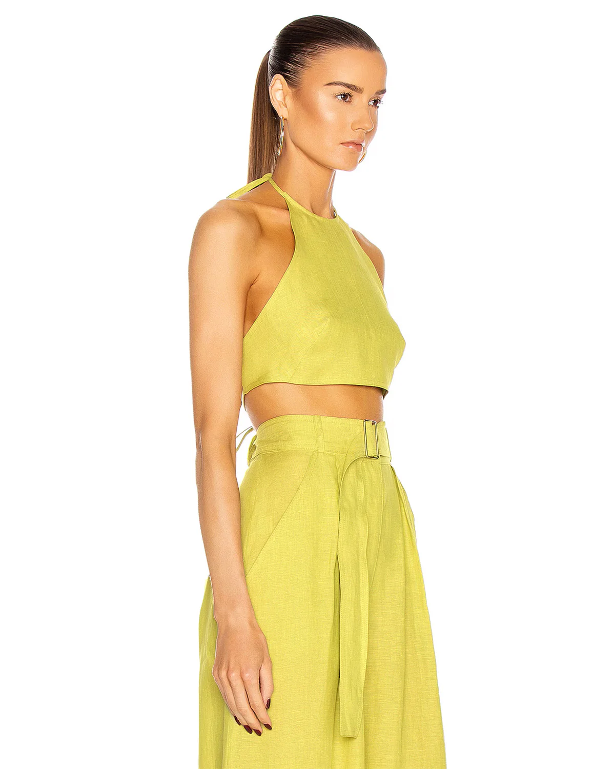 Citrus Chic Tailored Belted Co-Ord Set - Image 3