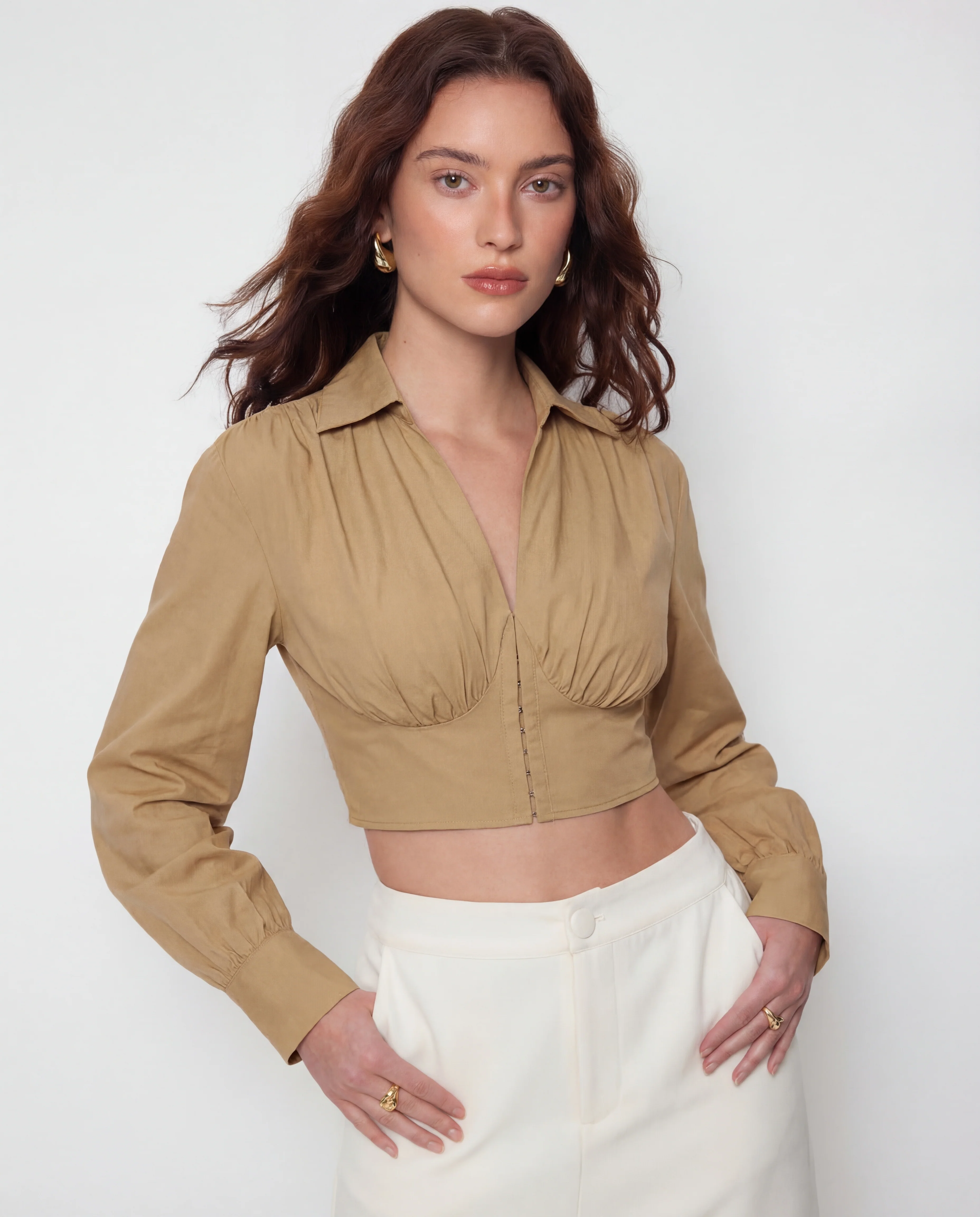 Collared Corset Top - Image 4