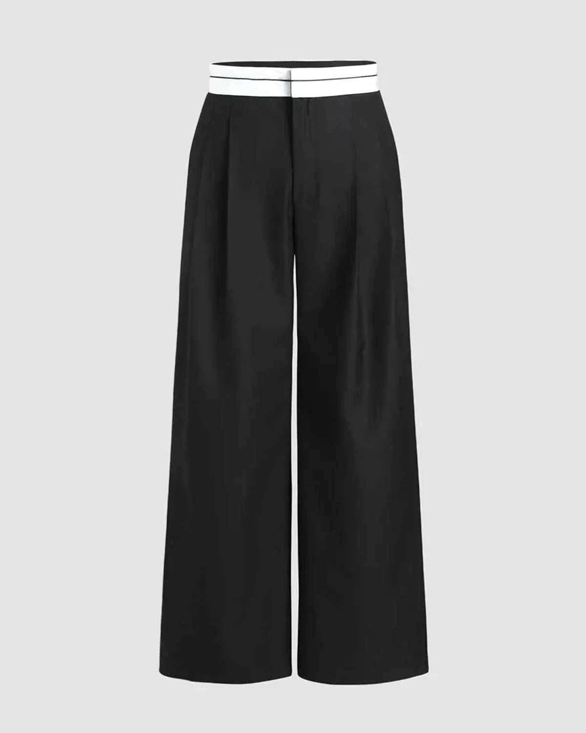 Color Block Pleated Pants - Image 3