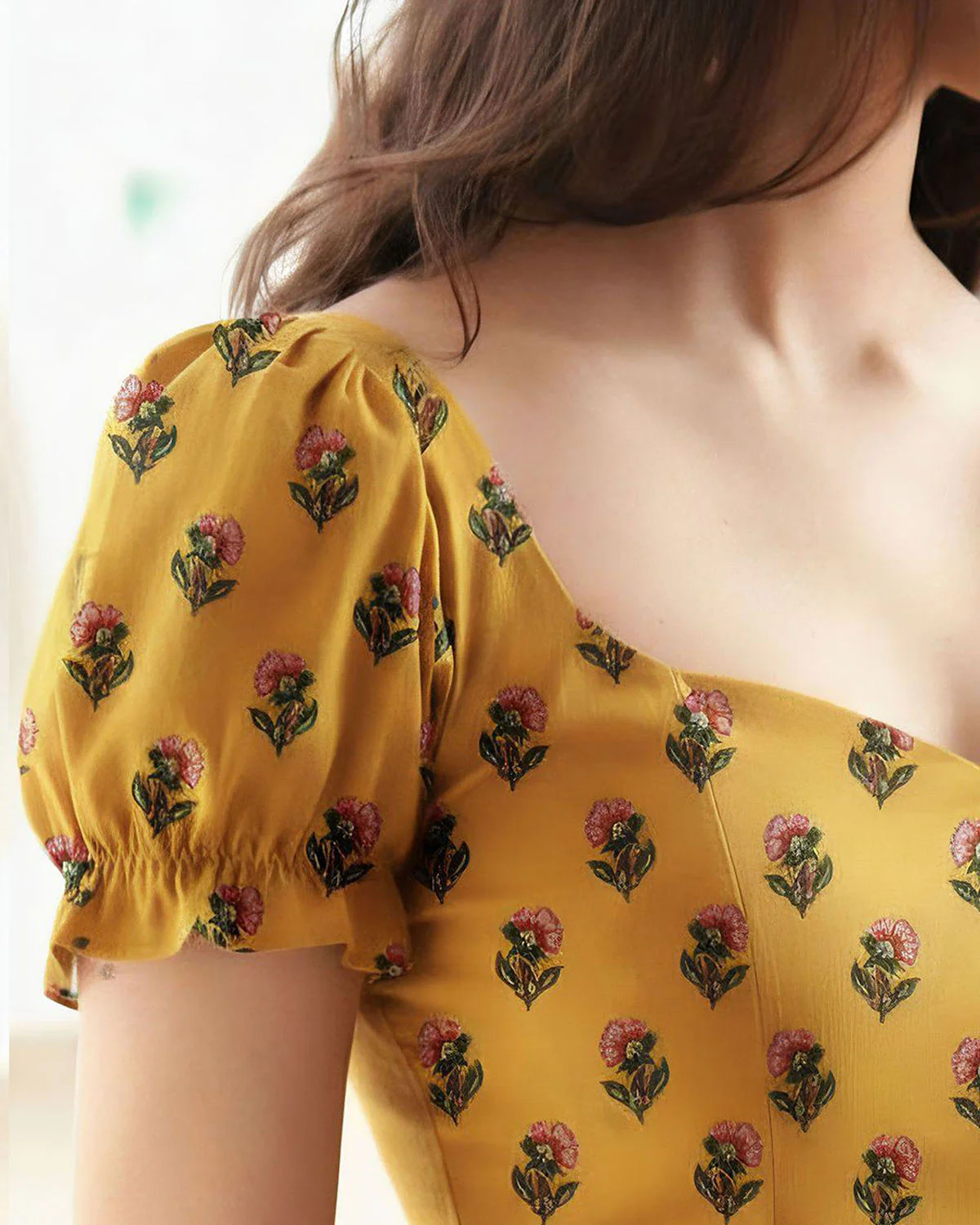 Floral Print Tulip Hem Corset Top - Image 7