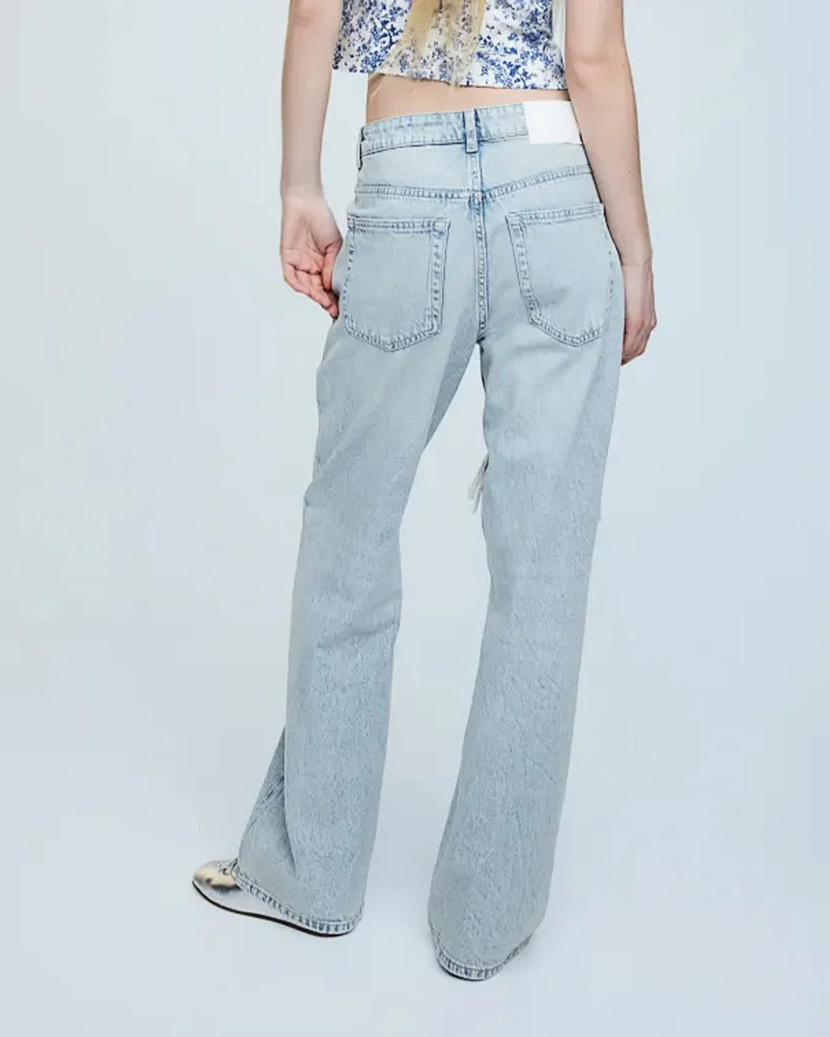 Knee Rugged Straight Fit Jeans - Image 3