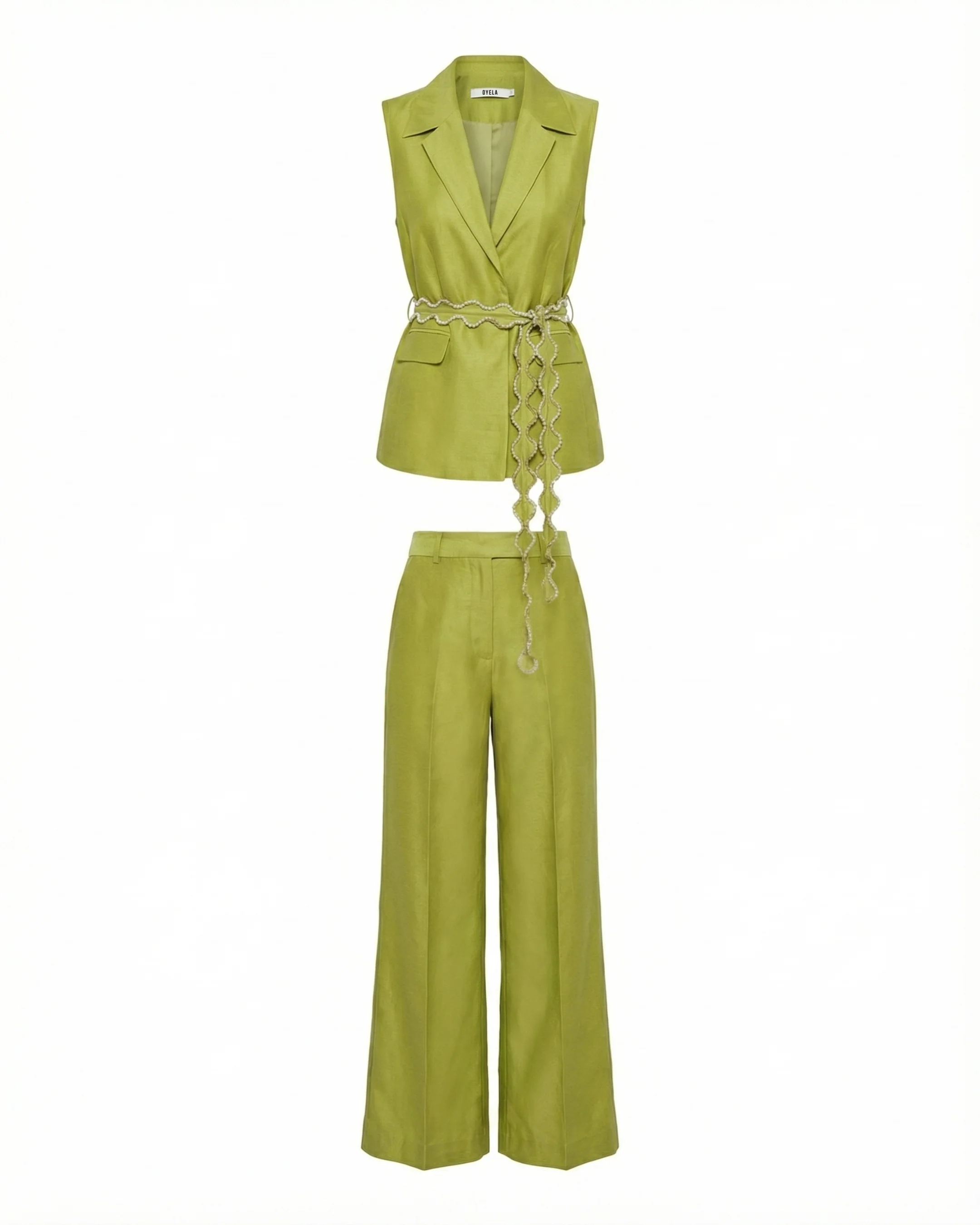 Lime Green Top and Pant Co-ord Set - Image 5