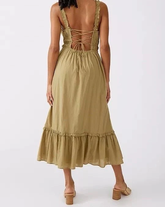 Button Down Ruched Dress - Image 3