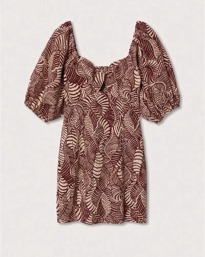 MINI PRINTED SCHIFFLI DRESS - Image 5