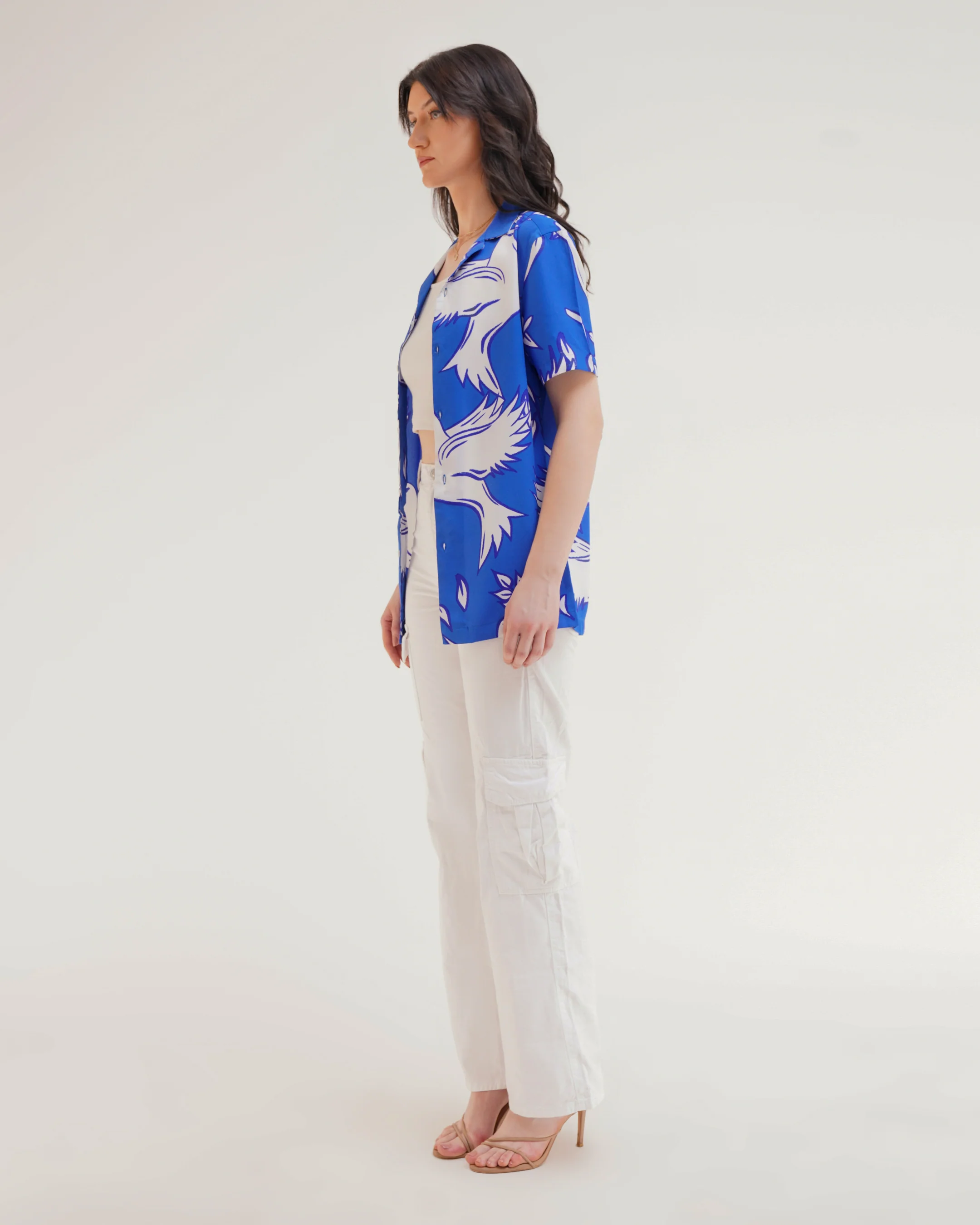 Printed Boyfriend Shirt - Image 3