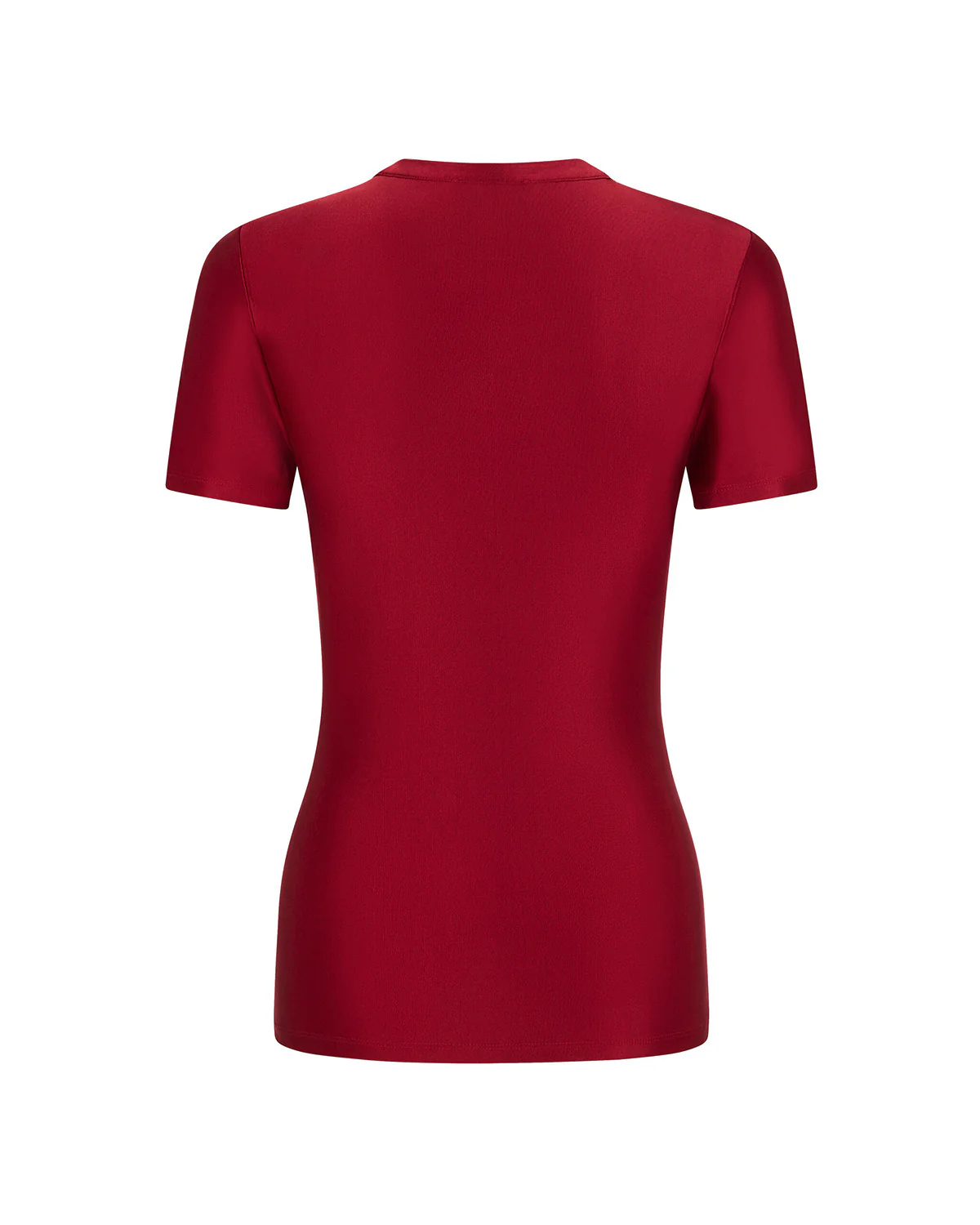 Red Buttoned Top and Slit Skirt Co Ord Set - Image 7