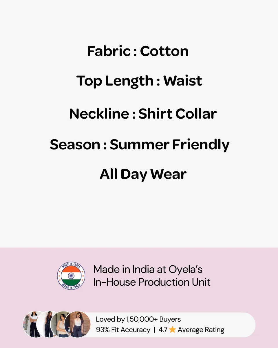 Red Waist Fitted Cotton Shirt - Image 7