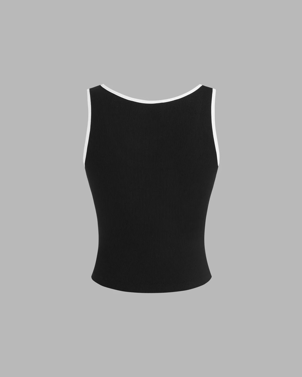 Ribbed Fitted Top - Image 4