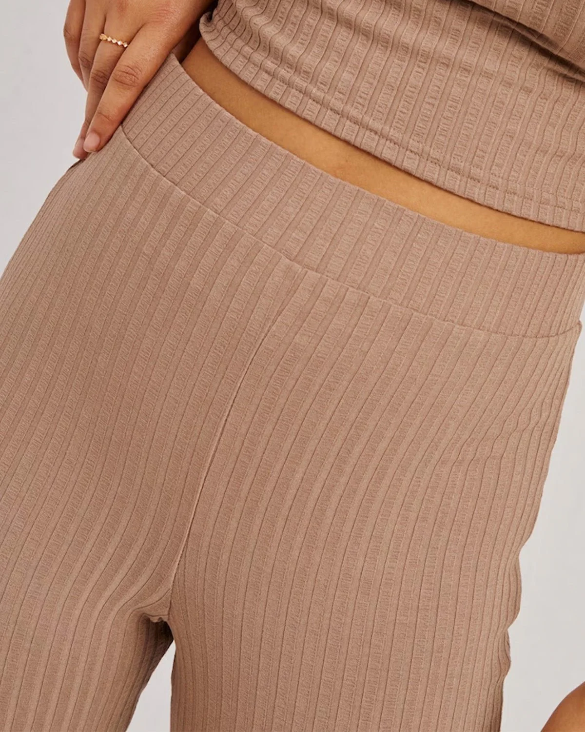 Ribbed Flared Trouser - Image 4