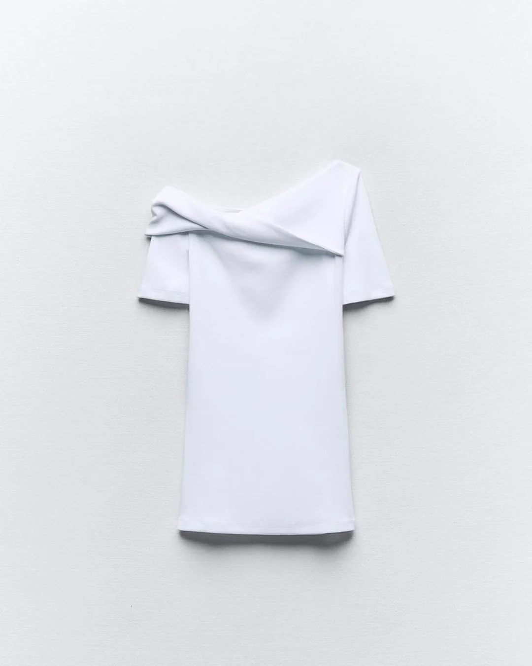 Ruched Asymmetrical Top - Image 3