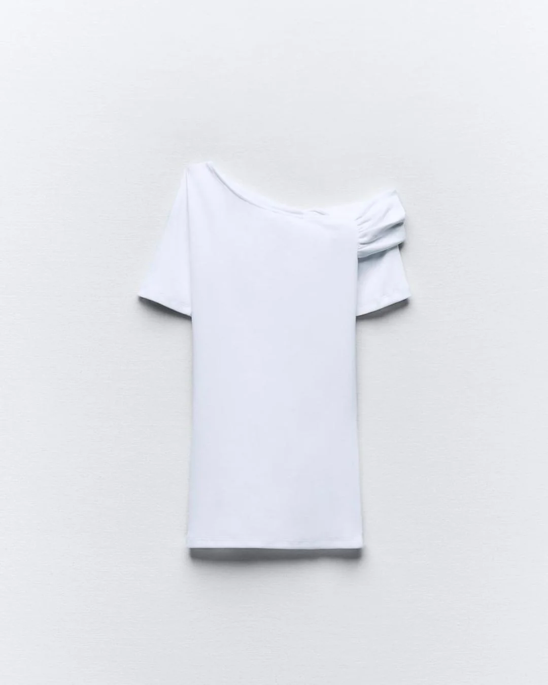 Ruched Asymmetrical Top - Image 4