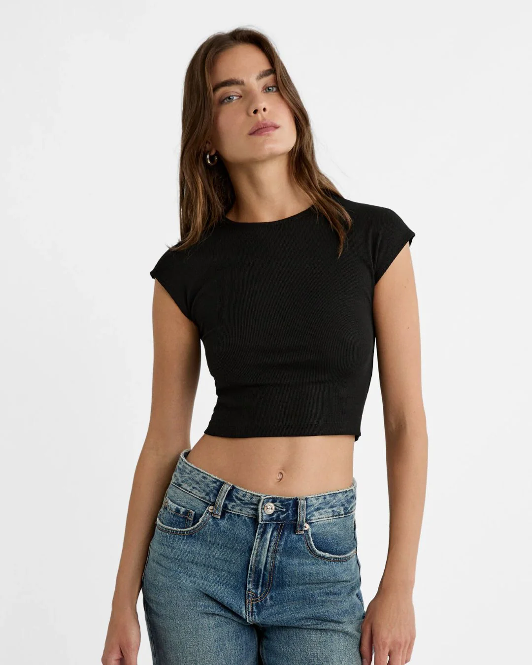 Set of 3 Ribbed Crew Neck Top - Image 6