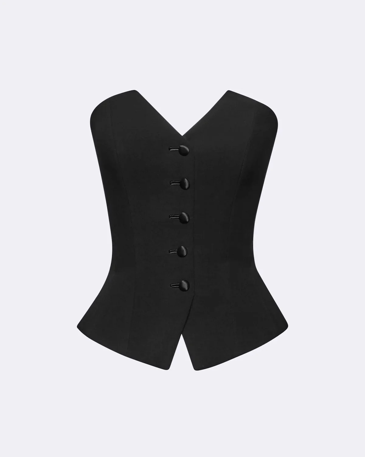 Tailored Corset Style Off Shoulder Top - Image 4