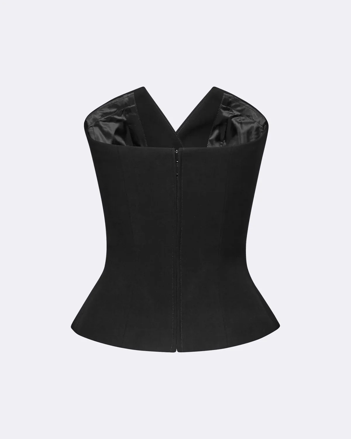 Tailored Corset Style Off Shoulder Top - Image 5