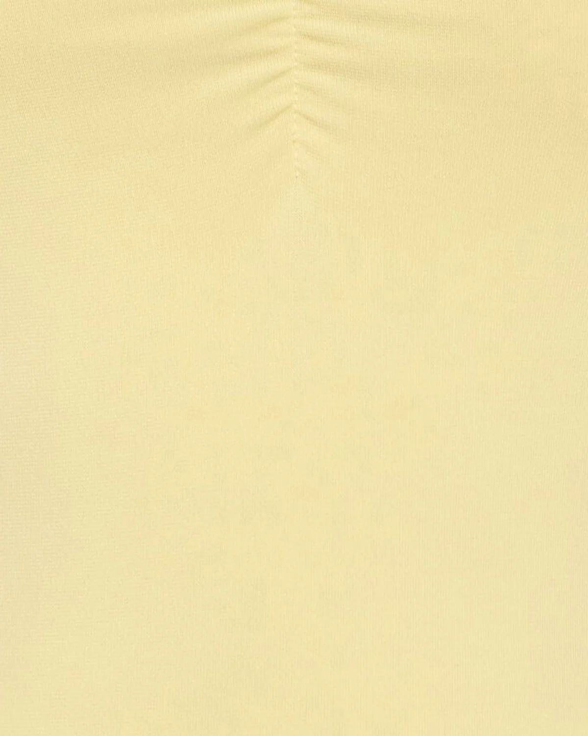 Yellow Sweetheart Neck Ribbed Top - Image 4
